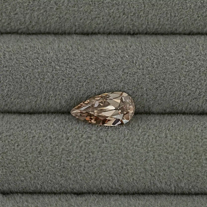 Champagne Old Mine Pear Cut Lab Diamond Loose Loose