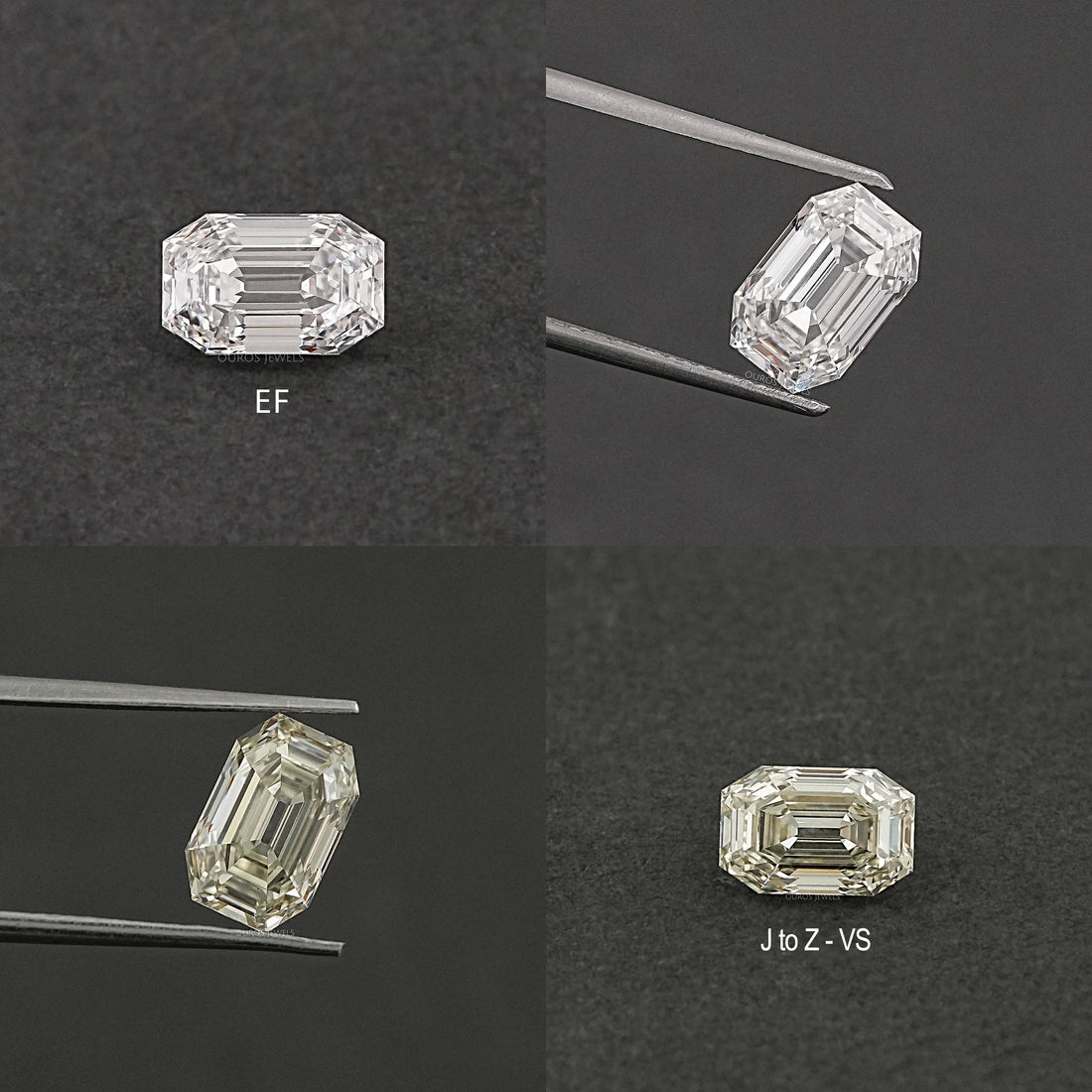 Old Cut Emerald Shape Lab Grown Diamond Loose