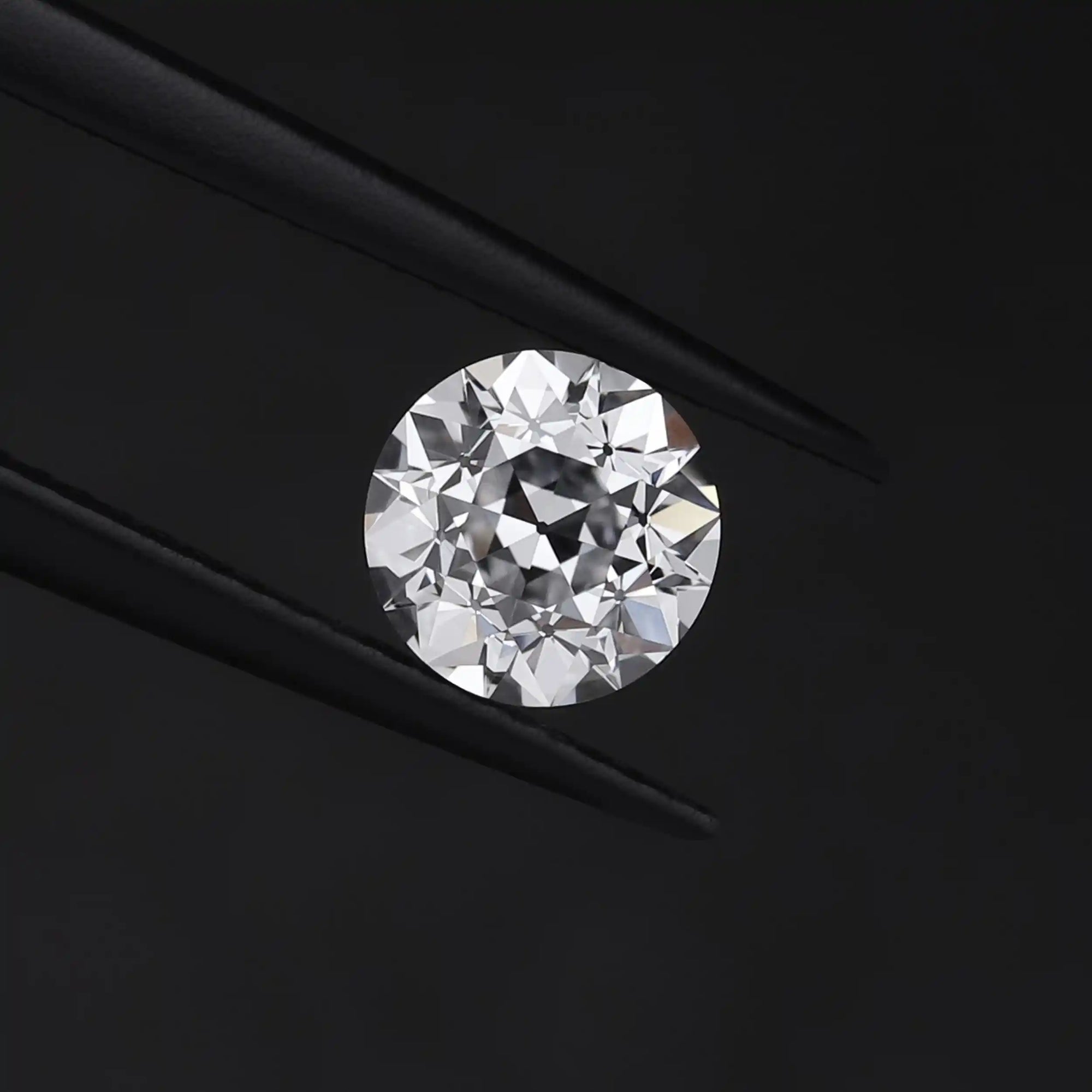 Higher Crown Old European Round Cut Lab Grown Diamond