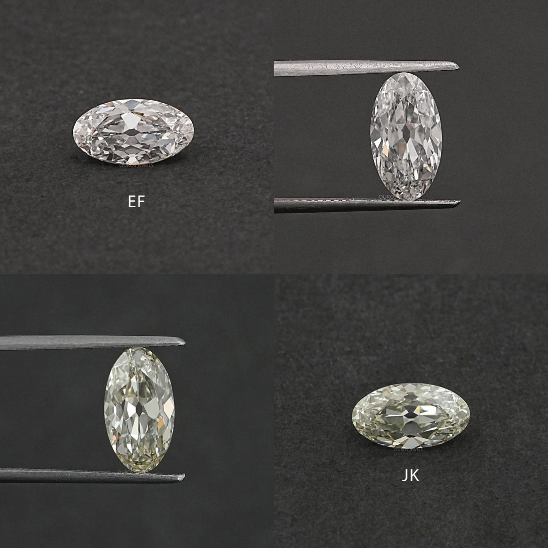 Moval Shape Lab Diamond - Old Mine Cut Loose