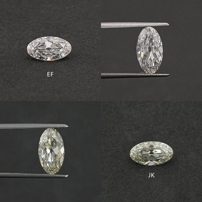 Moval Shape Lab Diamond - Old Mine Cut Loose