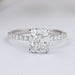 Old Mine Cushion Cut Solitaire Accent Ring Ring