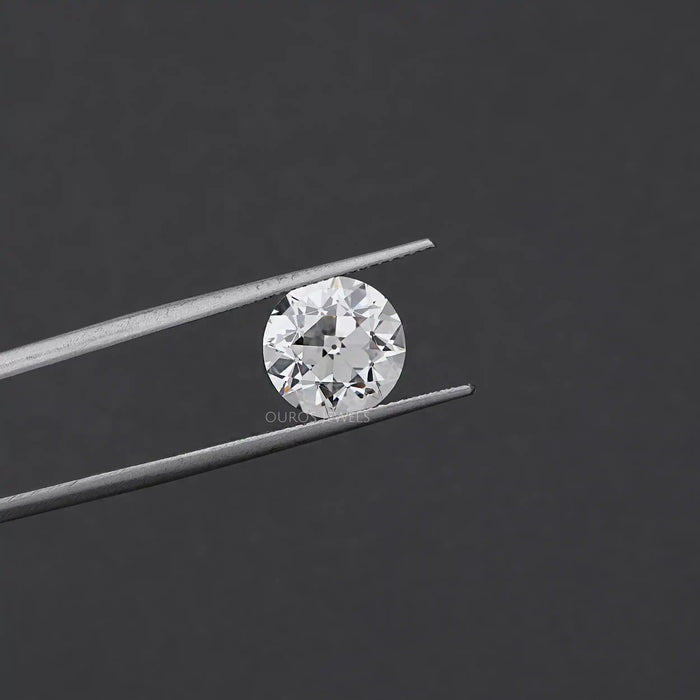 [Old Cut Diamond in a Tweezer]-[Ouros Jewels]