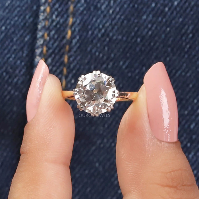 [Old European Diamond Ring]-[Ouros Jewels]