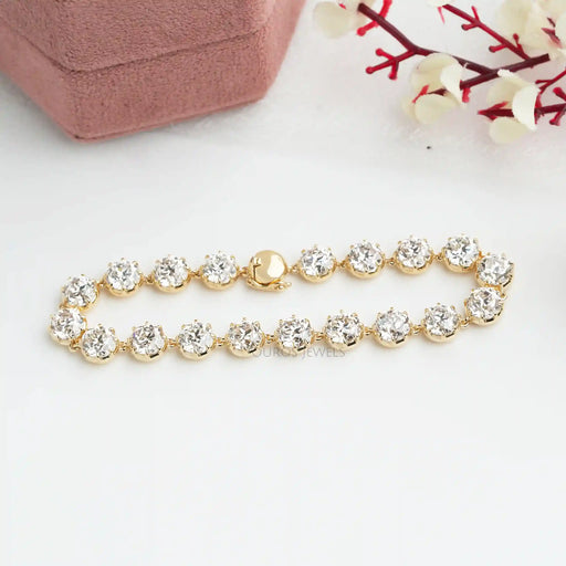 [Old European Round Diamond Bracelet]-[Ouros Jewels]