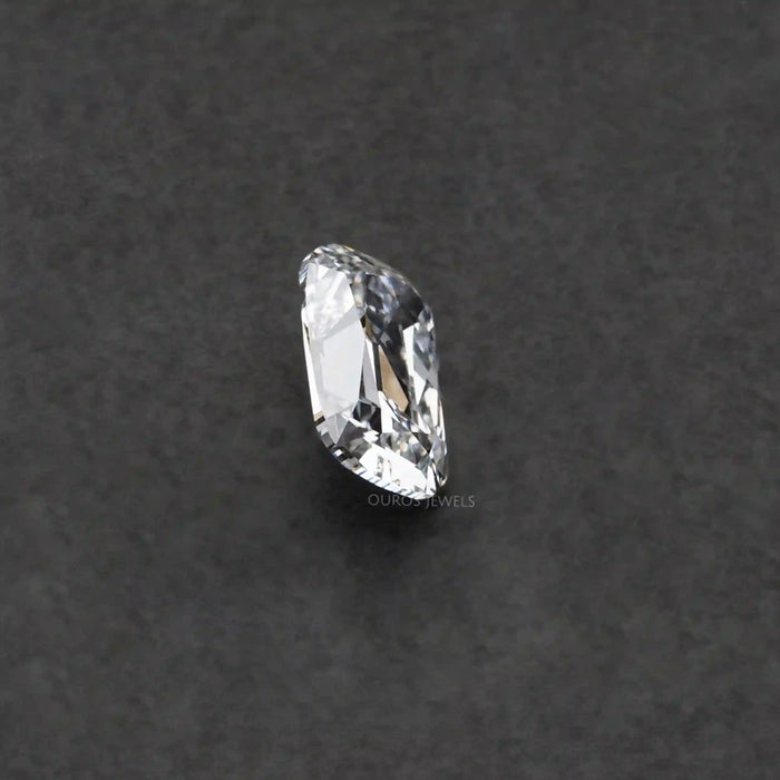[Side View of Old Mine Cushion Diamond]-[Ouros Jewels]