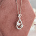 [Pear Cut Open Pendant for Women]-[Ouros Jewels]
