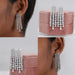 [Collage of Chandelier Diamond Earrings for Women]-[Ouros Jewels]