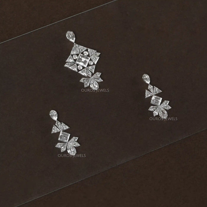 Multi  Shape Lab Grown  Diamond Lay out Jewelry Set