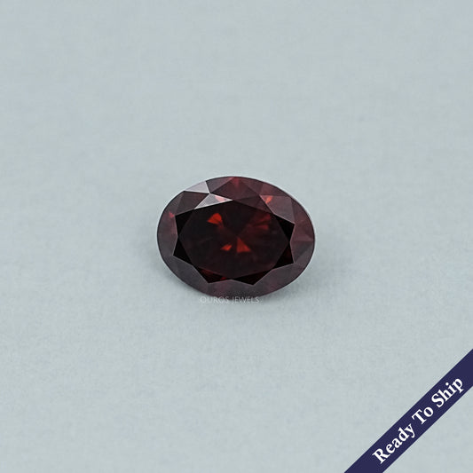 1.76 CT Oval Cut Lab Grown Dark Brown Diamond Loose