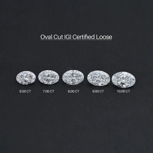 Oval Cut Lab Grown Certified Diamond Loose