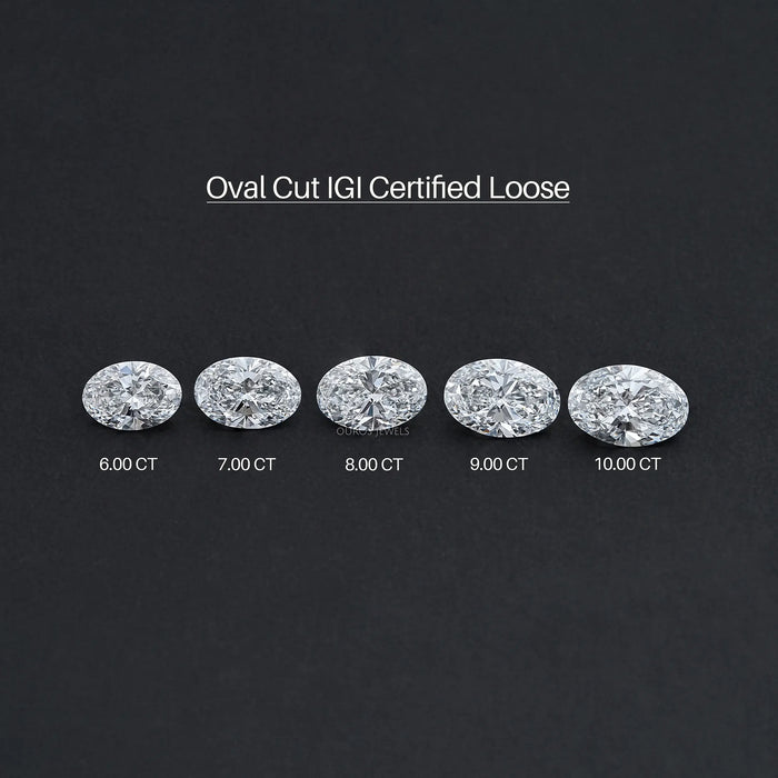 Oval Cut Lab Grown Certified Diamond Loose