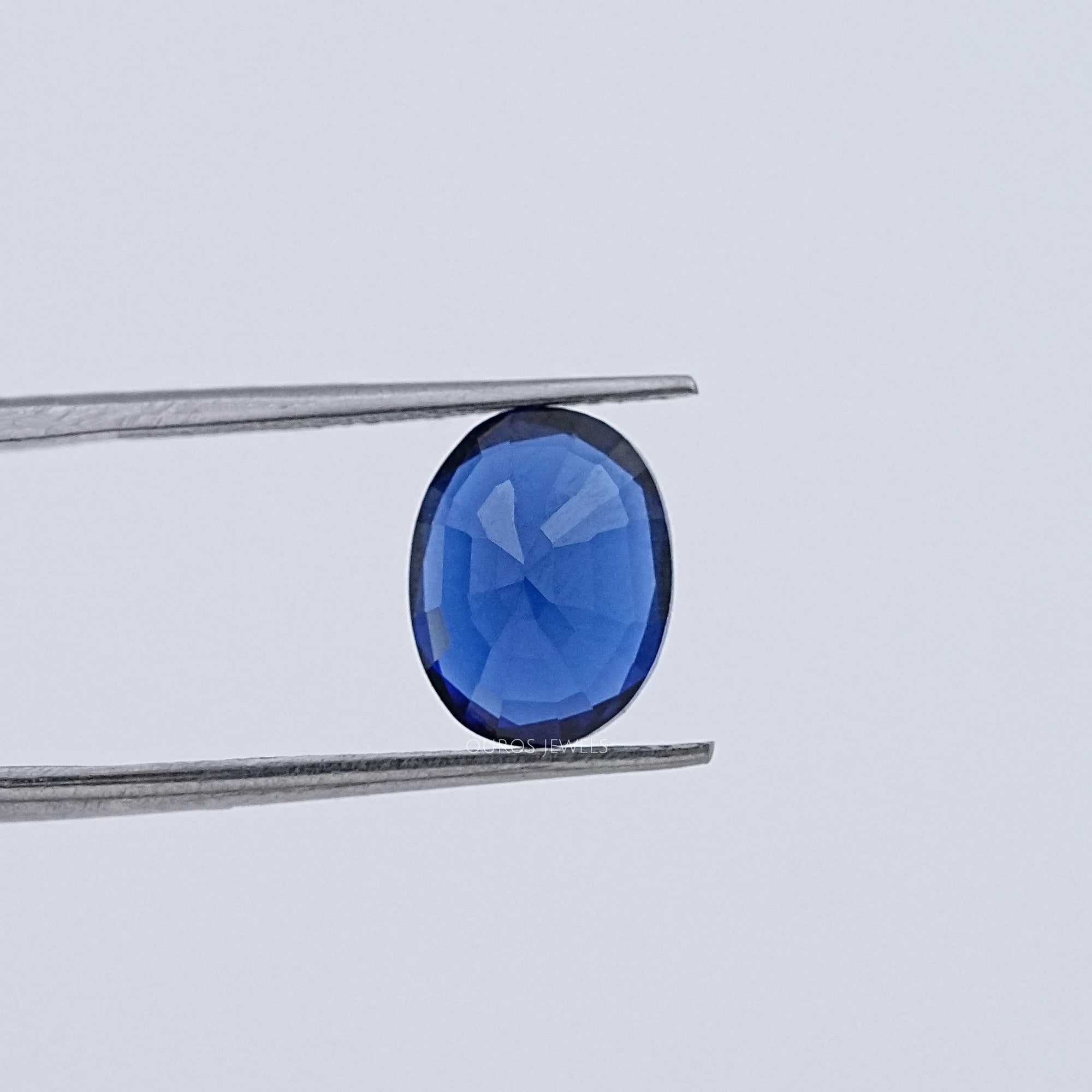 Oval Cut Lab Sapphire Gemstone Loose