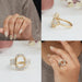 [Collage of Oval Shape Semi Mount Ring]-[Ouros Jewels]