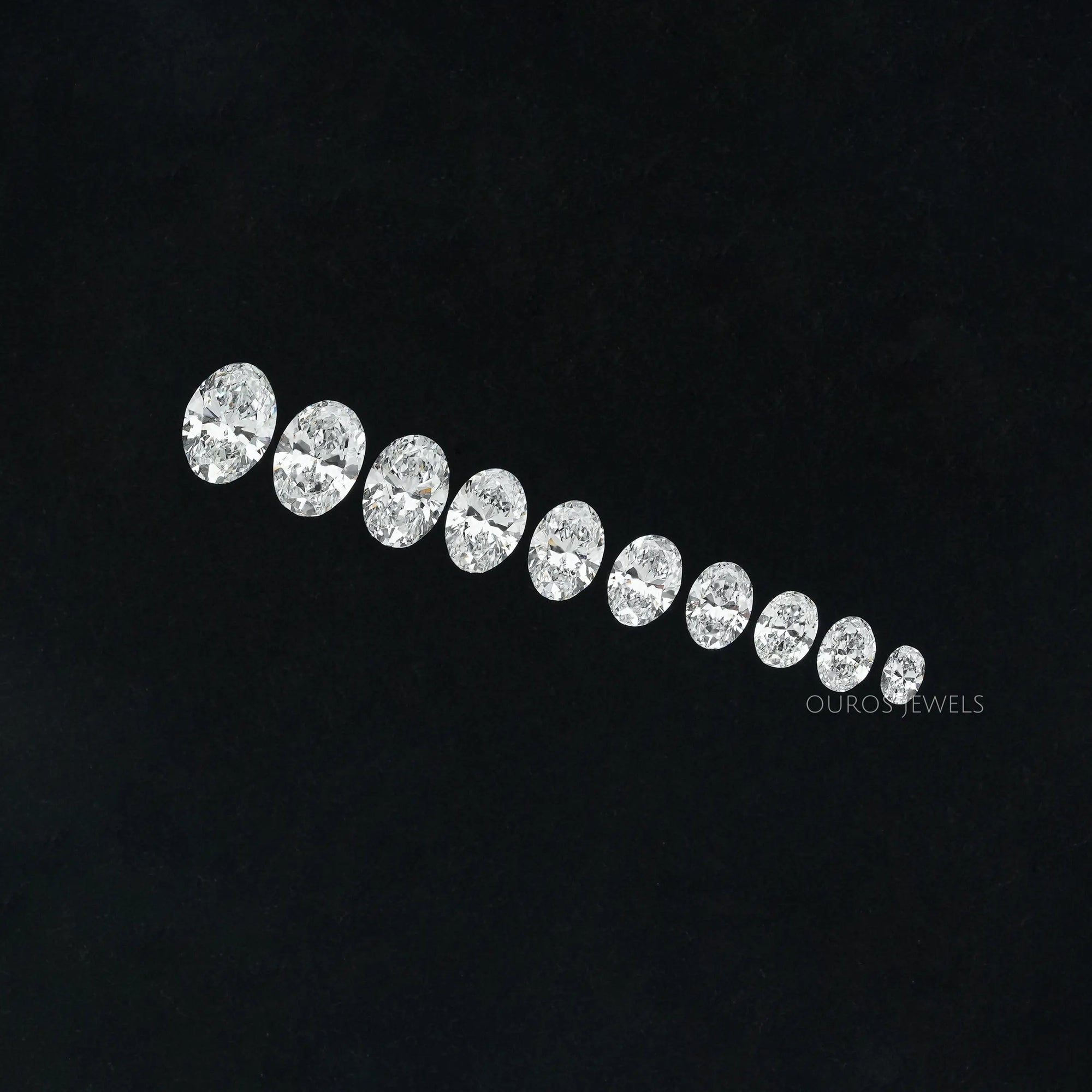 Brilliant Cut Oval Lab Grown Diamond Loose