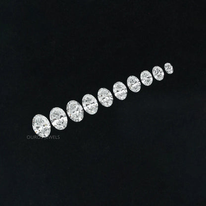 Brilliant Cut Oval Lab Grown Diamond Loose