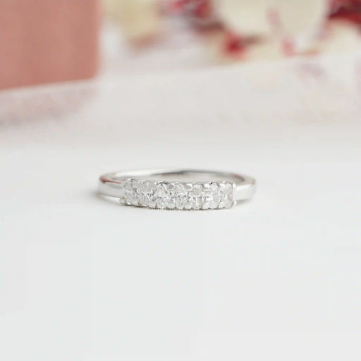 [Oval Cut Eternity Band]-[Ouros Jewels]
