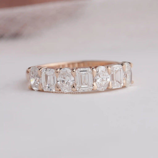 [Oval and Emerald Cut Ring]-[Ouros Jewels]