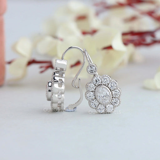 Oval Shape Drop And Dangle Earrings Earrings