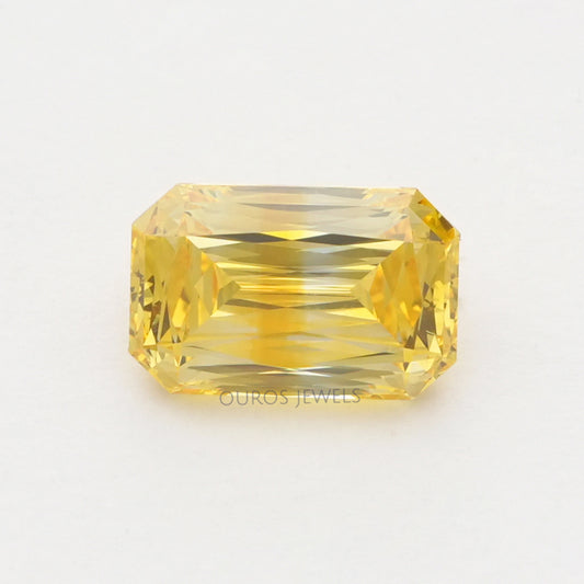 Yellow Criss Cut Lab Grown Diamond