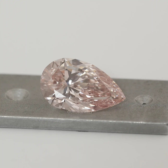 Certified Fancy Intense Pink Diamond on Pallette.