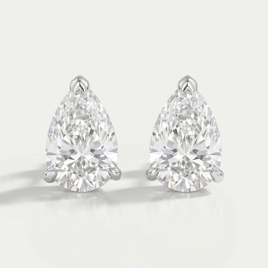 Pear Cut Lab Diamond Stud Earrings Earring