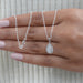 Pear Shape Lab Grown Diamond Halo Pendant Necklaces