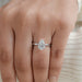 Pear Cut Diamond Solitaire Engagement Ring Rings
