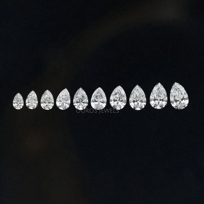 Pear Cut Lab Grown Diamond Loose Loose