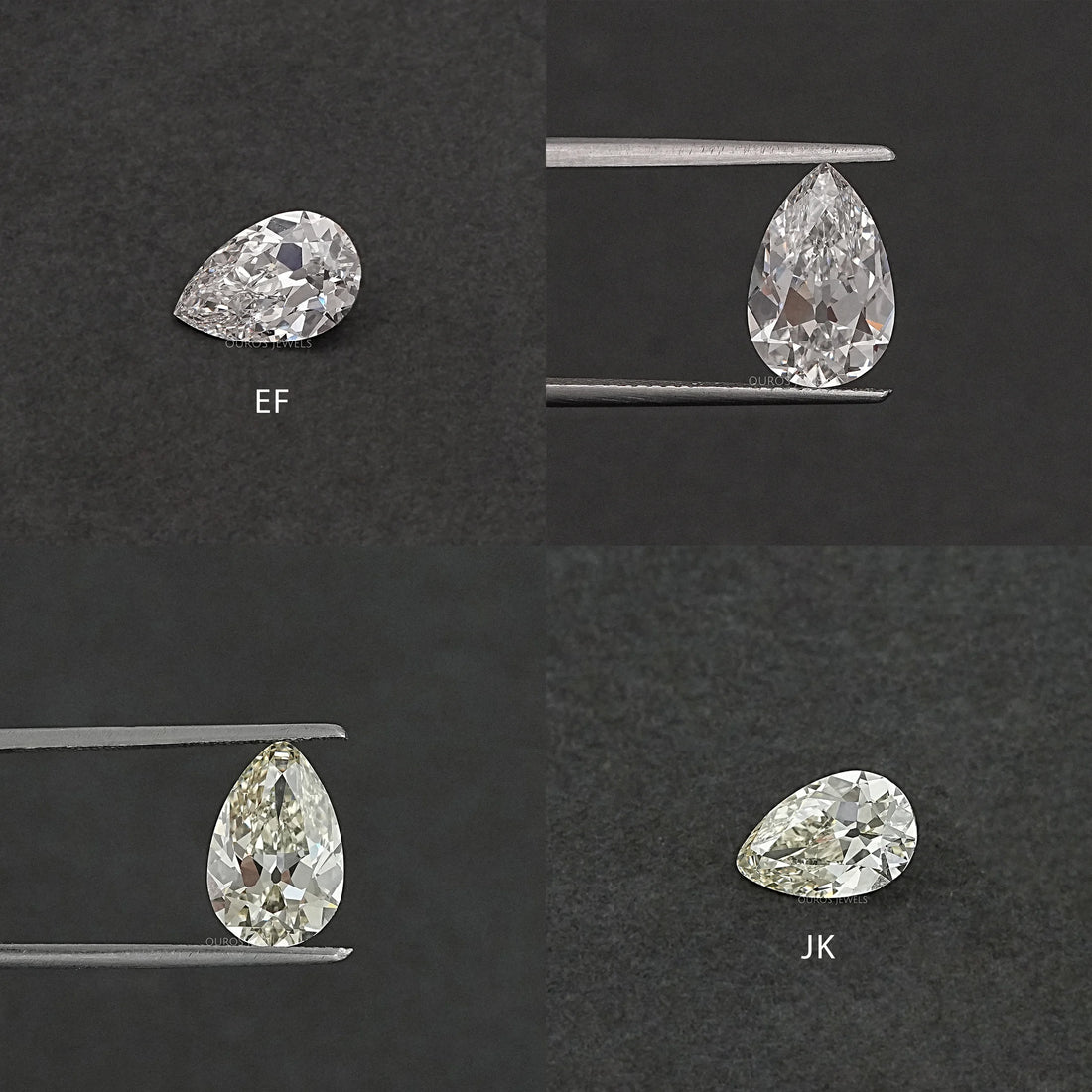 Old Cut Pear Shaped Lab Grown Diamond Loose