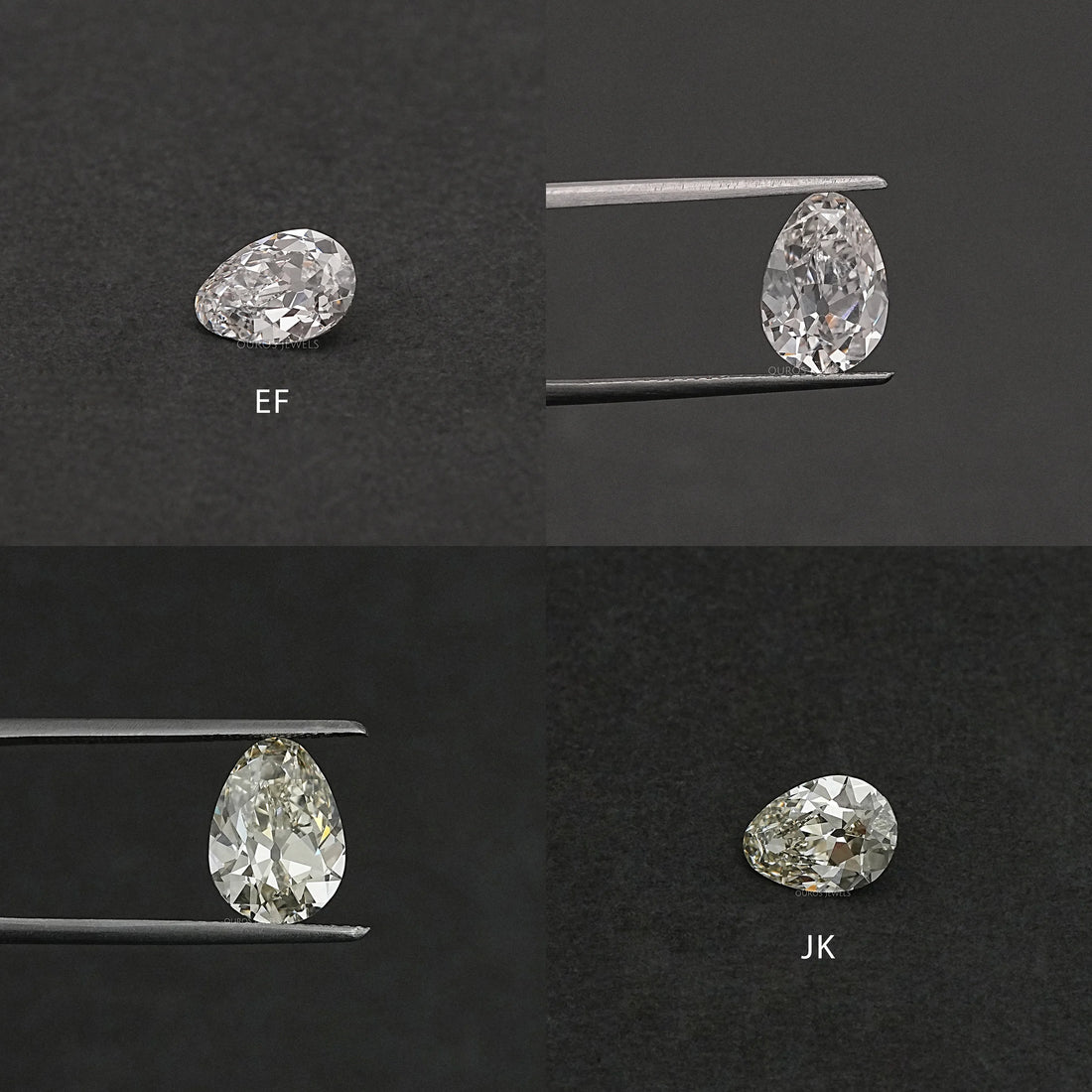 Old Mine Pear Cut Lab Grown Diamond Loose