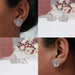 [Collage of Pear Shape Diamond Earrings]-[Ouros Jewels]