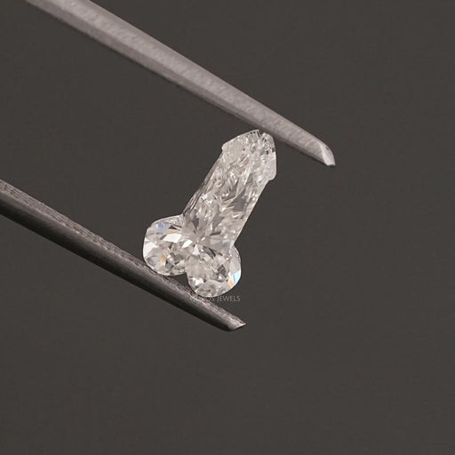 Penis Shape Lab Grown Diamond Loose