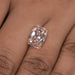 5.40 Carat Modified Pink Cushion Cut Lab Diamond Loose