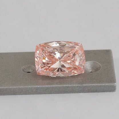 5.40 Carat Modified Pink Cushion Cut Lab Diamond Loose