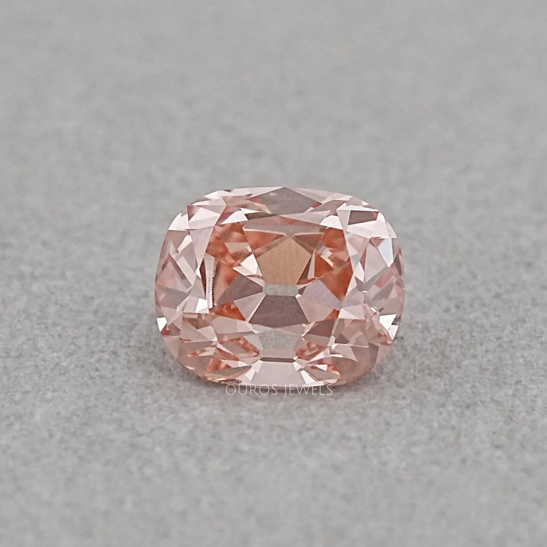 Old Mine Pink Cushion Cut Lab Grown Diamond - 5.25 Carat