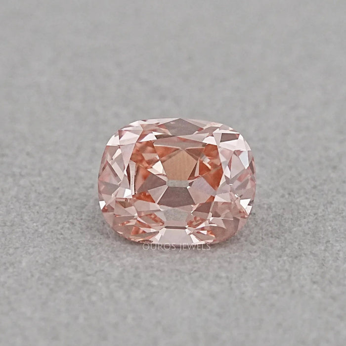 Old Mine Pink Cushion Cut Lab Grown Diamond - 5.25 Carat