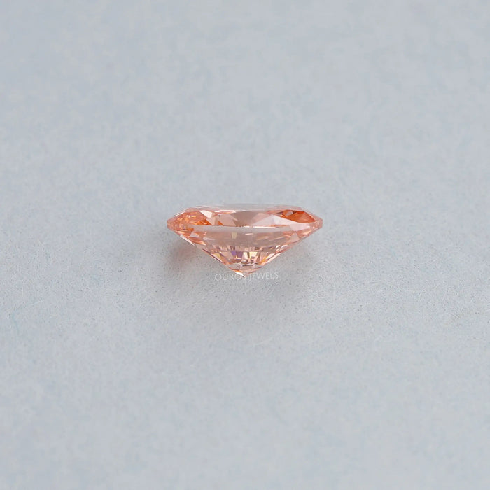 0.82 Carat Fancy Pink Vivid Oval Cut Lab Grown Diamond Loose