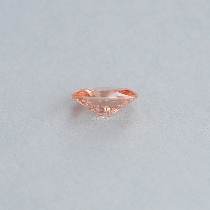 0.82 Carat Fancy Pink Vivid Oval Cut Lab Grown Diamond