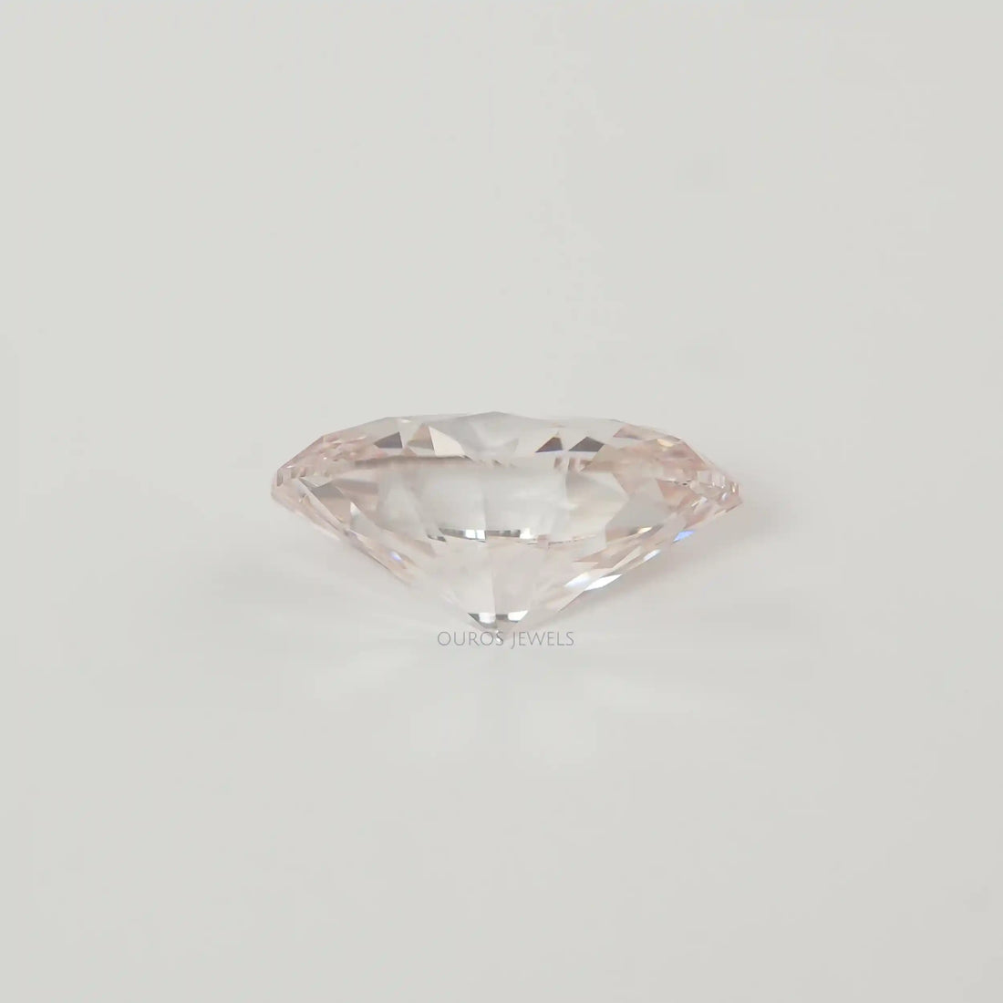 Oval Shape Fancy Intense Pink Lab Grown Diamond