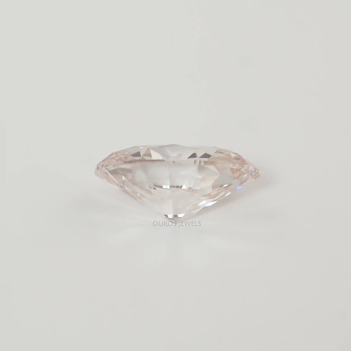 Oval Shape Fancy Intense Pink Lab Grown Diamond