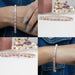 [Collage of Pink Cushion Cut Lab Diamond Bracelet]-[Ouros Jewels]