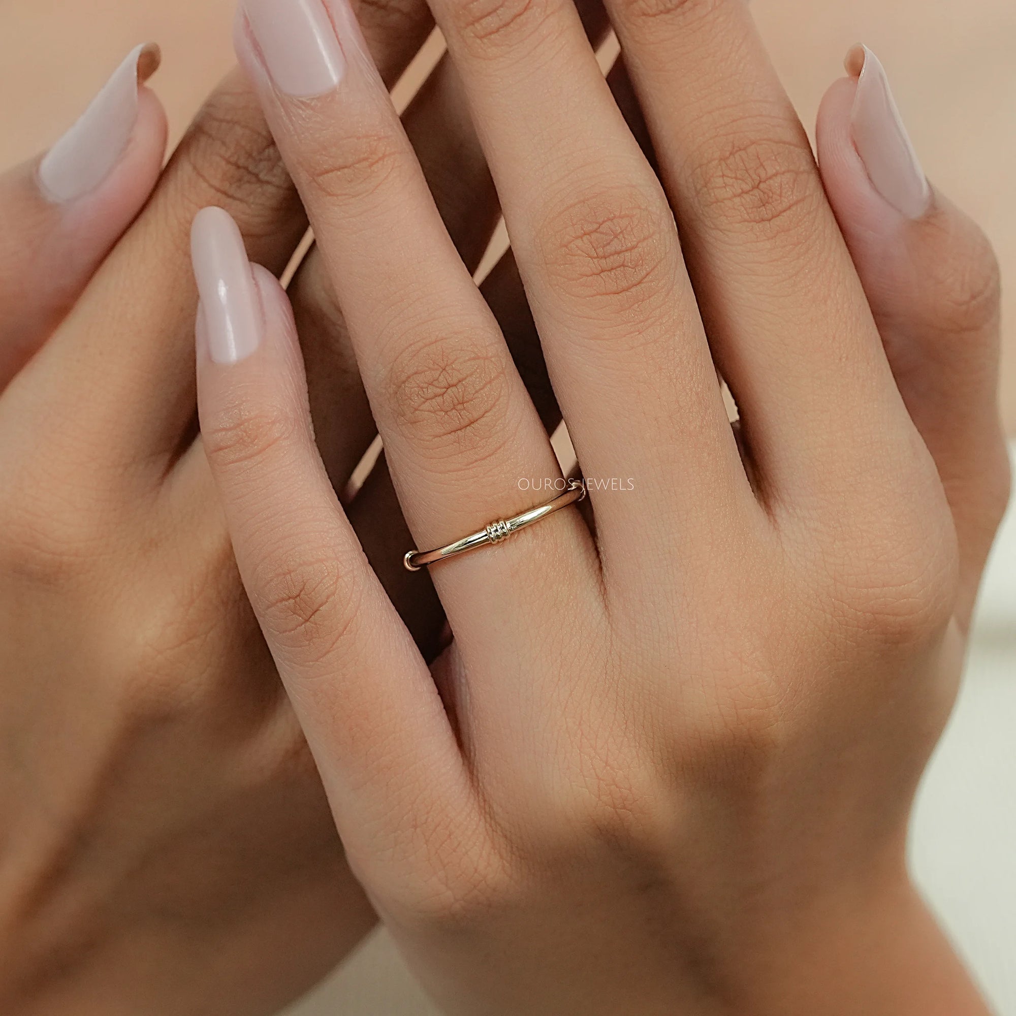 Yellow Gold Plain Wedding Band Ring