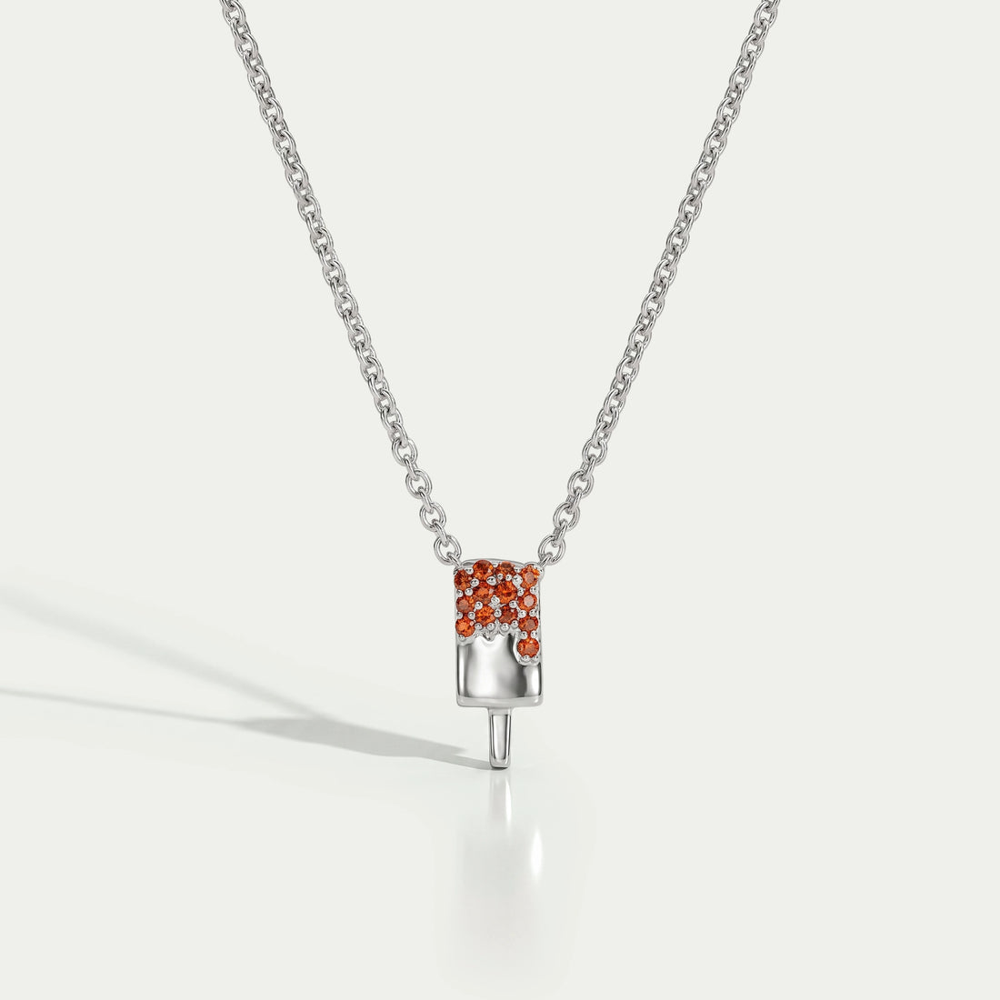 Red Ruby Popsicle Pendant For Kids