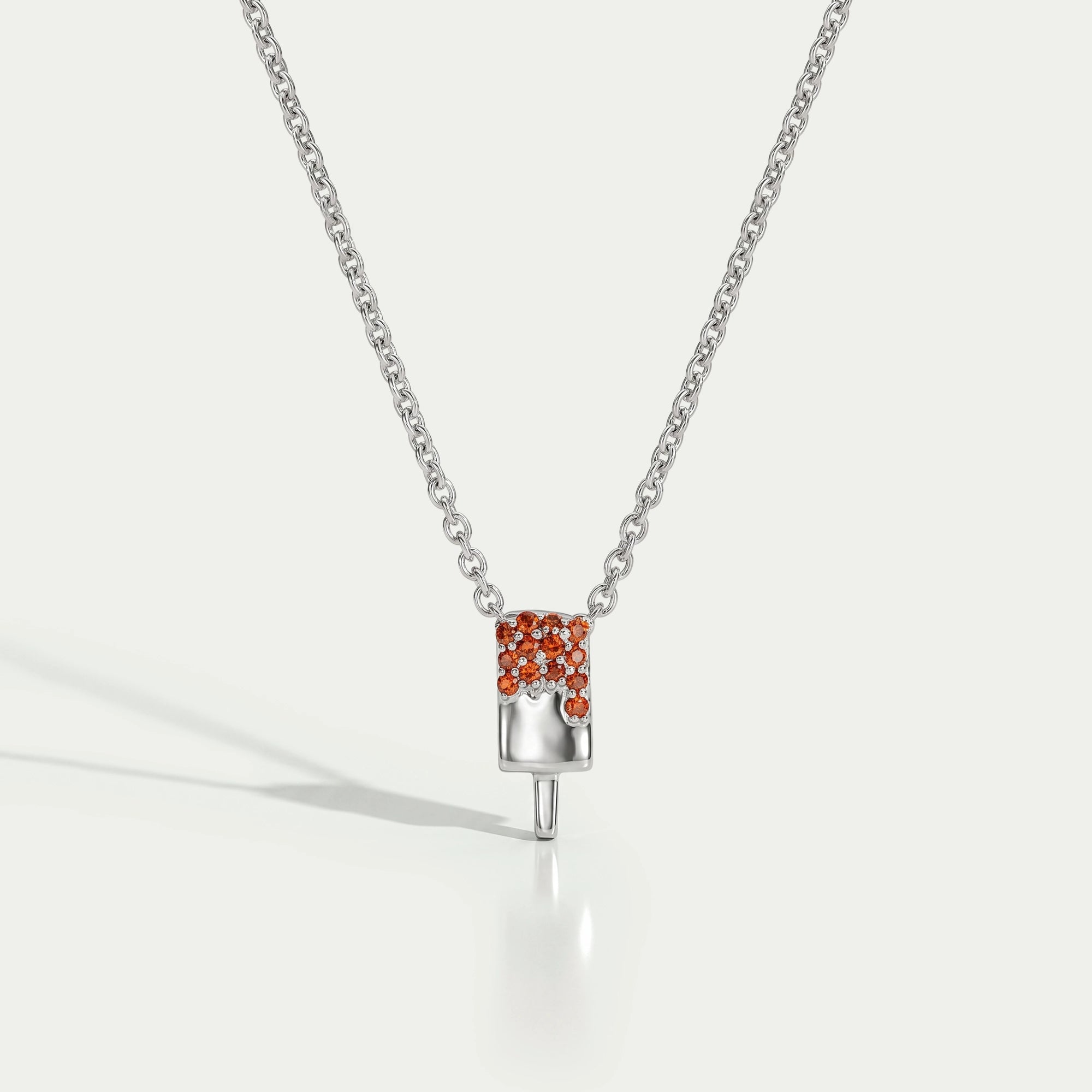 Red Ruby Popsicle Pendant For Kids
