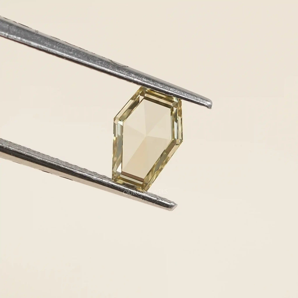 Calf Head Cut Yellow Lab Grown Diamond