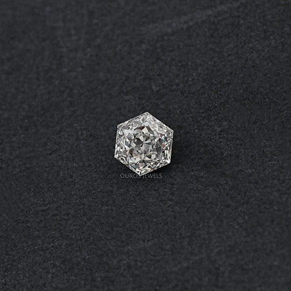 Portuguese Hexagon Cut Lab Diamond Loose Loose