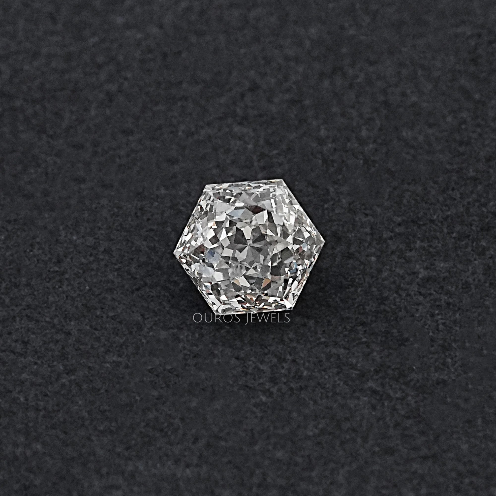 Portuguese Hexagon Cut Lab Diamond Loose Loose