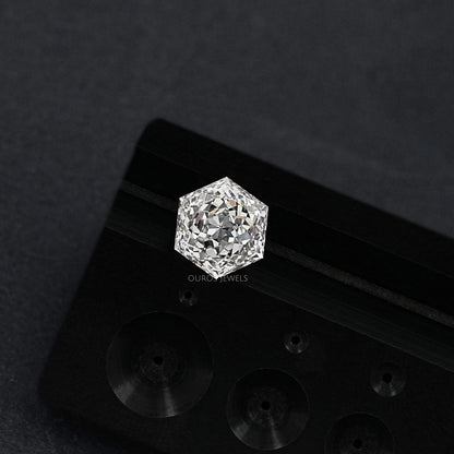Portuguese Hexagon Cut Lab Diamond Loose Loose