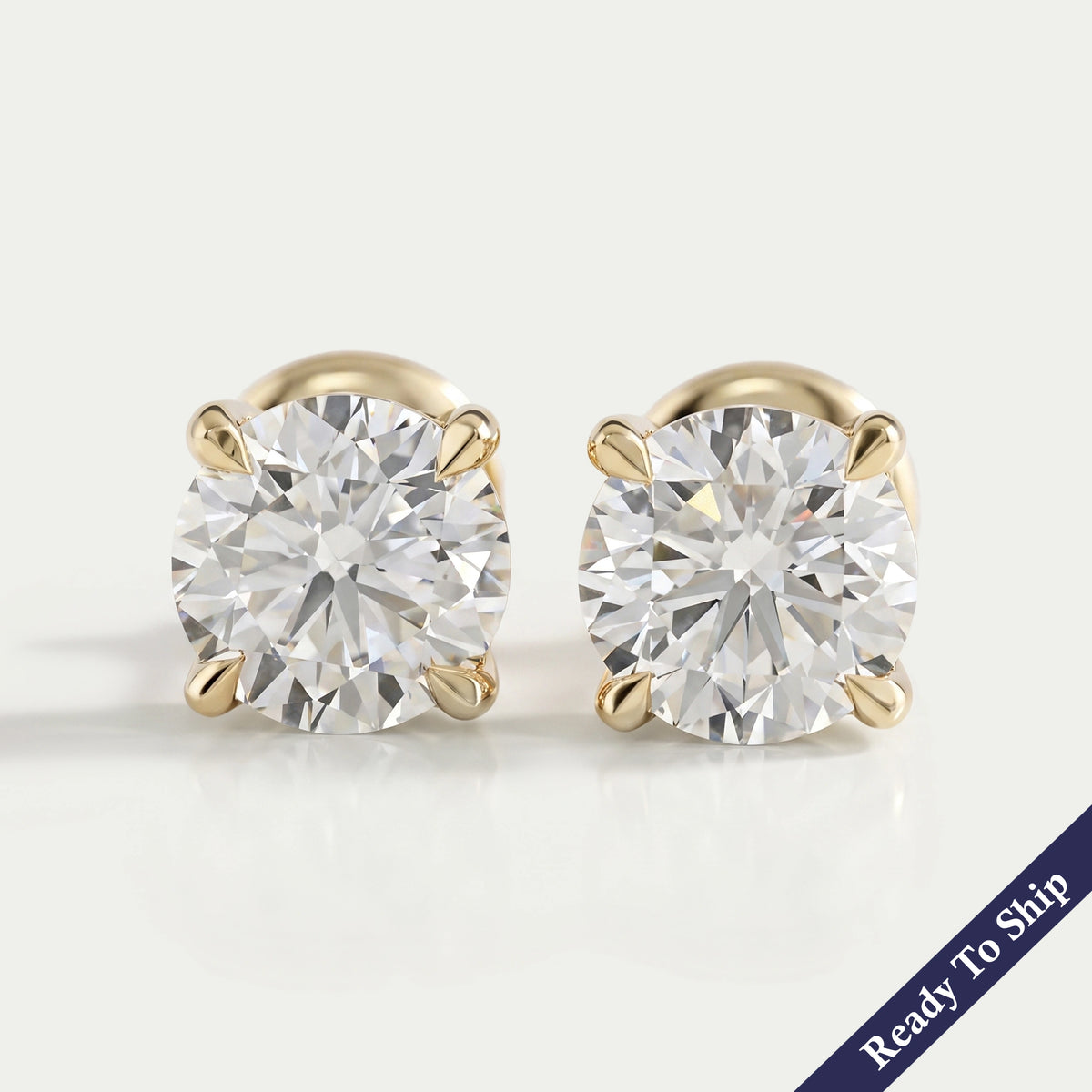 Round Brilliant Diamond Stud Earrings Earring